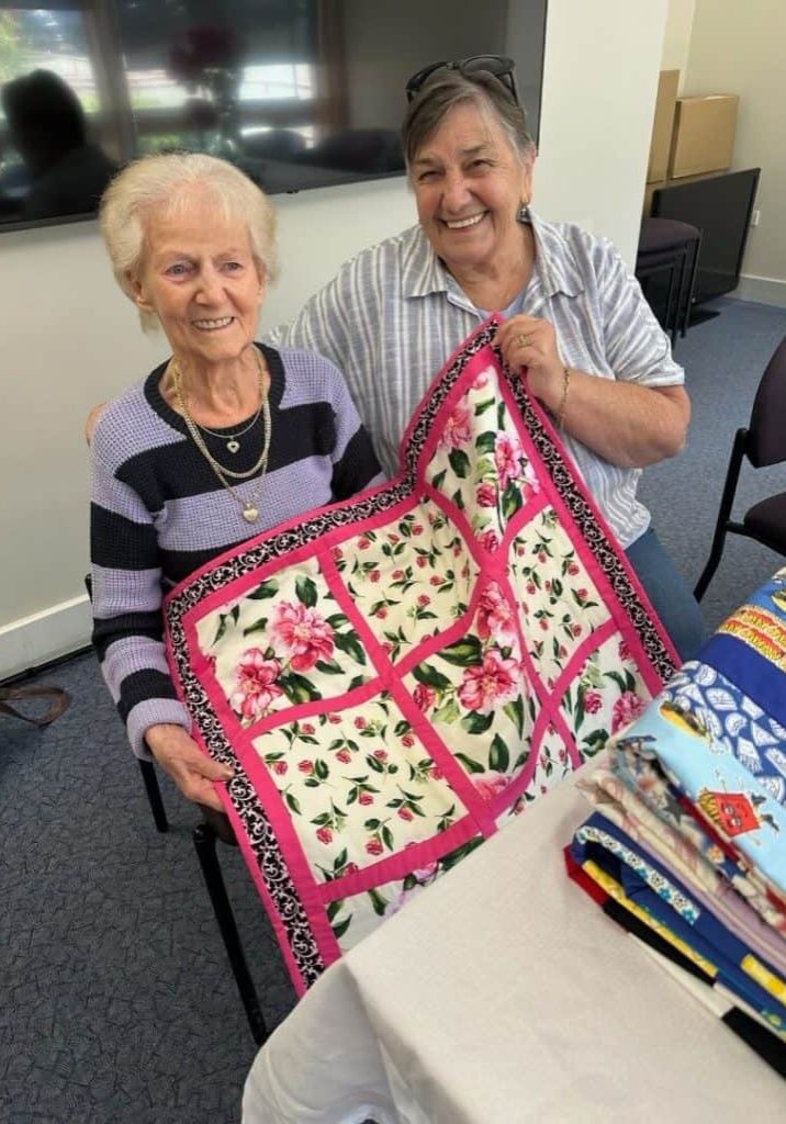 Beautiful quilts for Darlingford residents