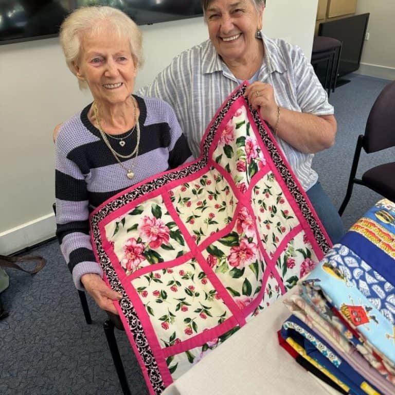 Beautiful quilts for Darlingford residents