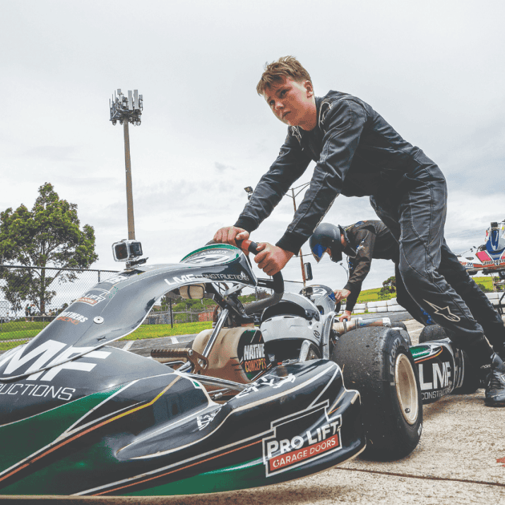 Rya Roberts: karting on track