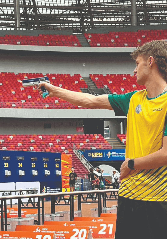A sports star with many talents A sports star with many talents