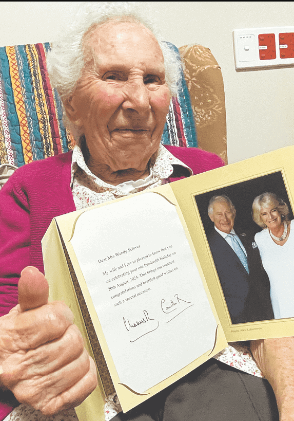 Wendy Selover turns 100