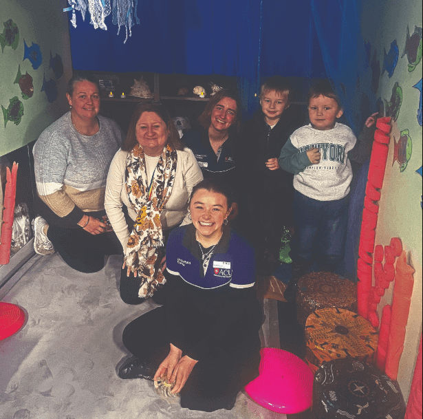 Occupational therapy students create sensory space at Yea Uniting Early Learning