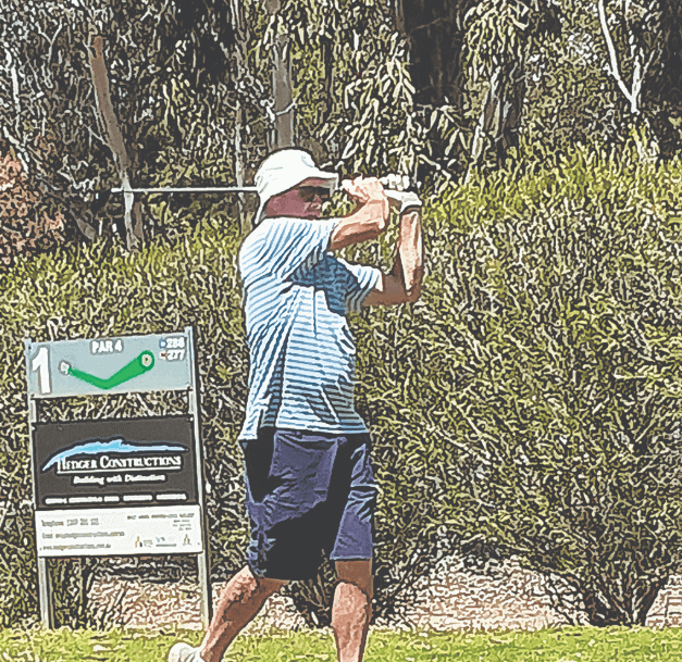 Fine weather and work on a green rebuild at Alexandra Golf Club