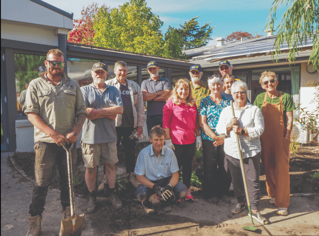 Sensory Garden in the works at Kellock Lodge