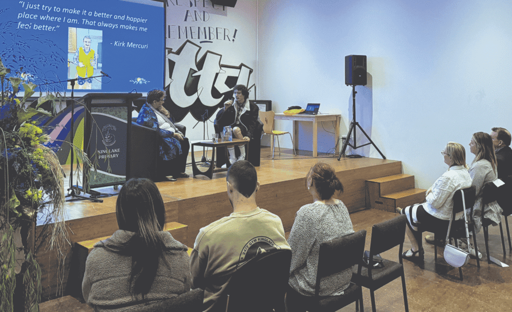 Kirk launches book on life with autism