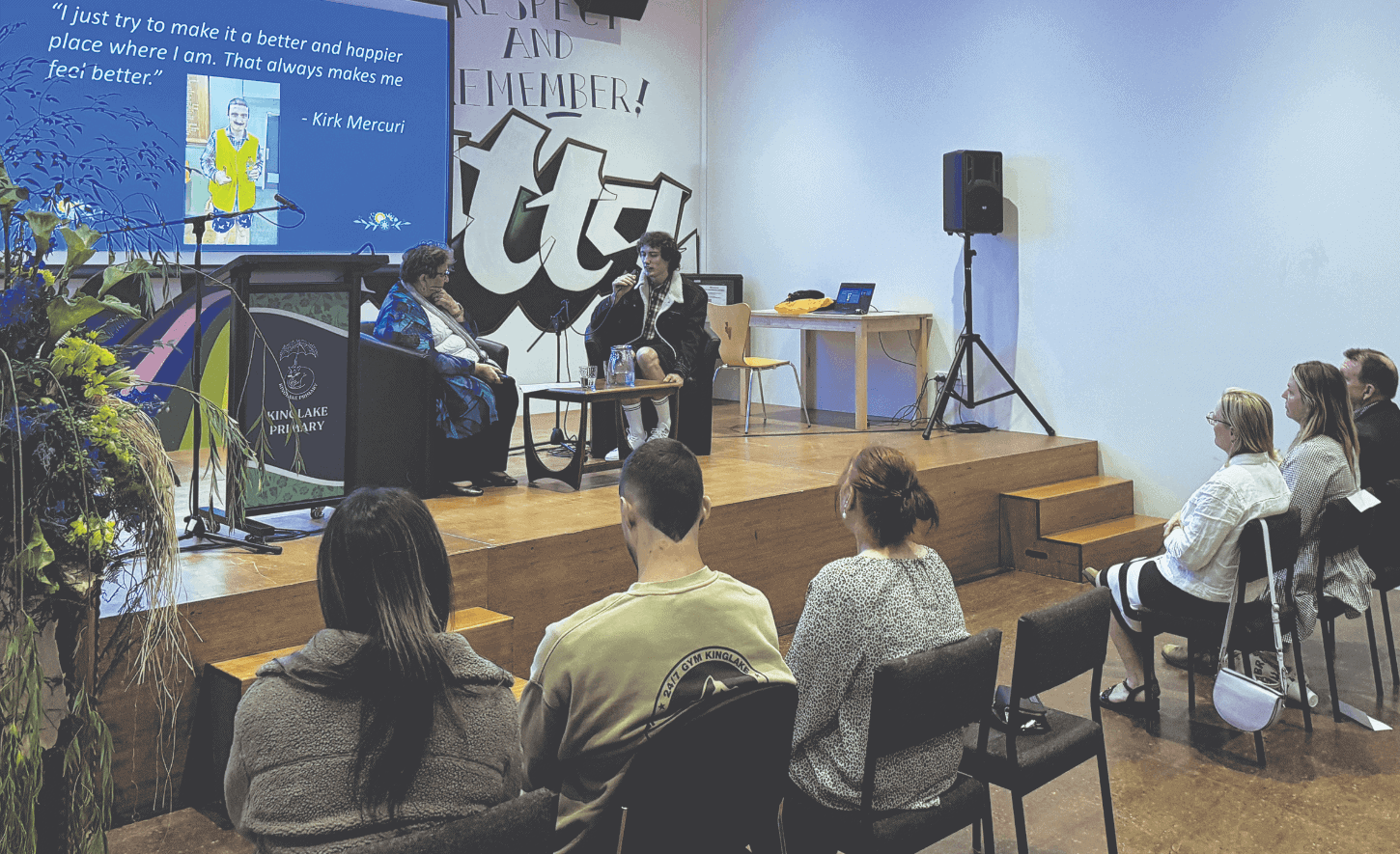 Kirk launches book on life with autism