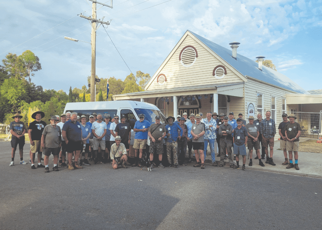 Man Walk visits Yarck for special outing