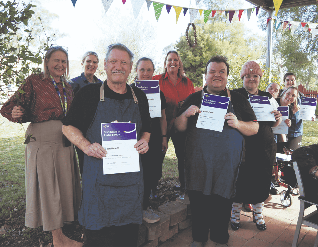 GUESTS were treated to an amazing array of food, and of course hot drinks, impeccably served, at the completion celebration for