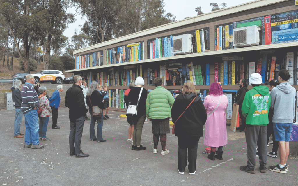 Yea Community House book mural opened