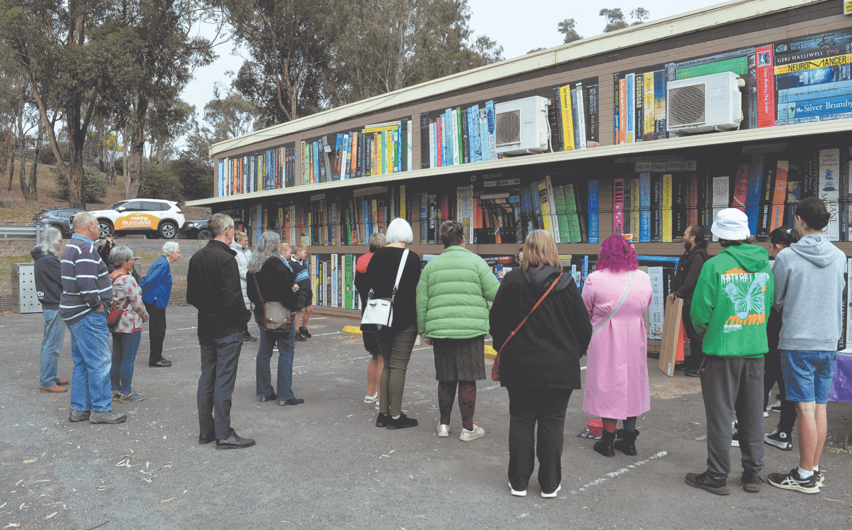 Yea Community House book mural opened
