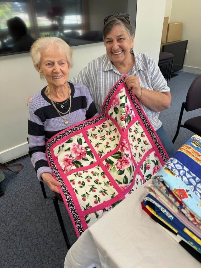 Beautiful quilts for Darlingford residents