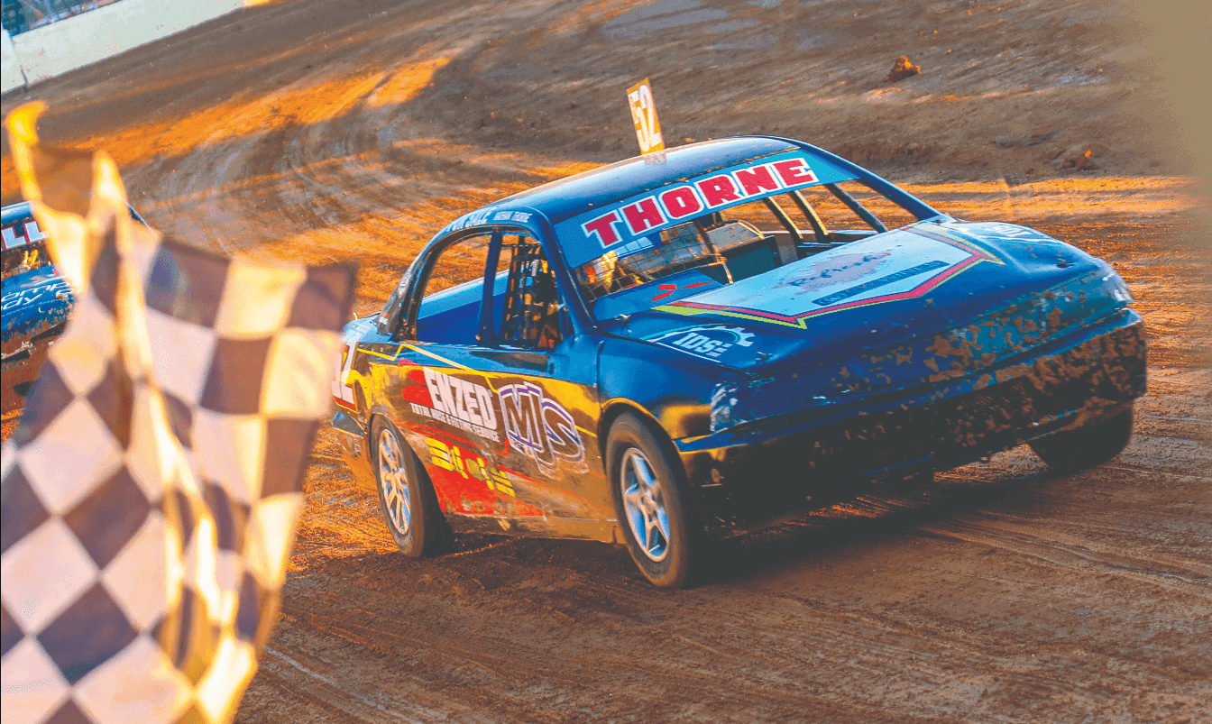 Nathan Brackstone-Thorne won the Victorian Production Sedan title.