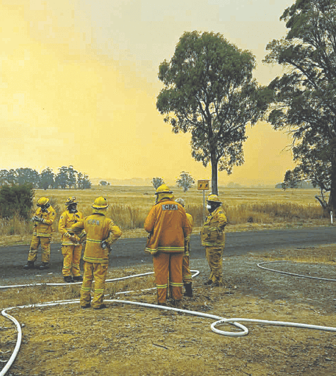 Terip Terip Fire Brigade endured burnovers in fire fight