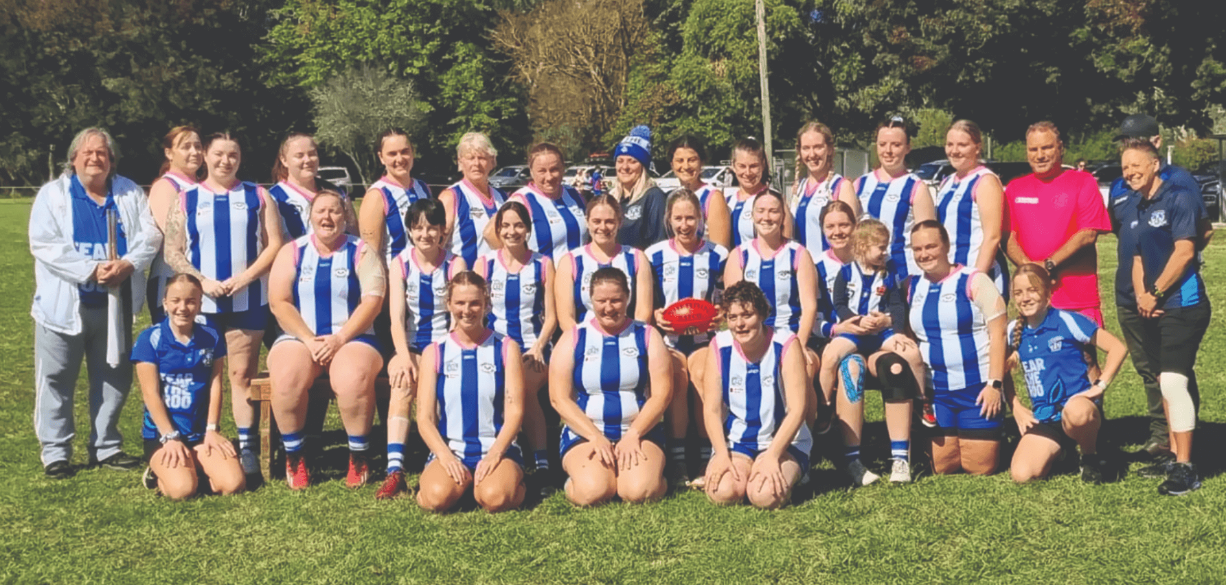 The Thornton Eildon Women's football team.