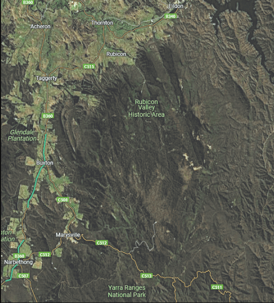 Volcanic eruptions in Murrindindi Shire